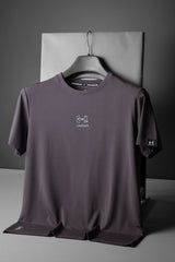 Undr Armr Mid Chest Logo Mesh Dry-Fit Tee