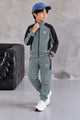 Rebok Tech-Fit Wind Breaker Zipper Kid's Co-Ord Set