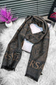 Versce Medusa Greca Pattern Imported Men's Wool Muffler