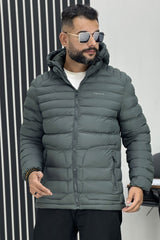 Prda Padded Motif Imported Puffer Jacket