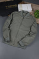 Light Texture Imported Light Weight Jacket In Dark Grey