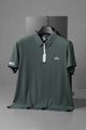 Alo Quarter-Zip Performance Imp Dry-Fit Polo