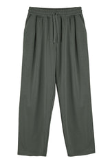 Turbo Pique Textured Double Plate SlimFit Trouser In Dark Grey
