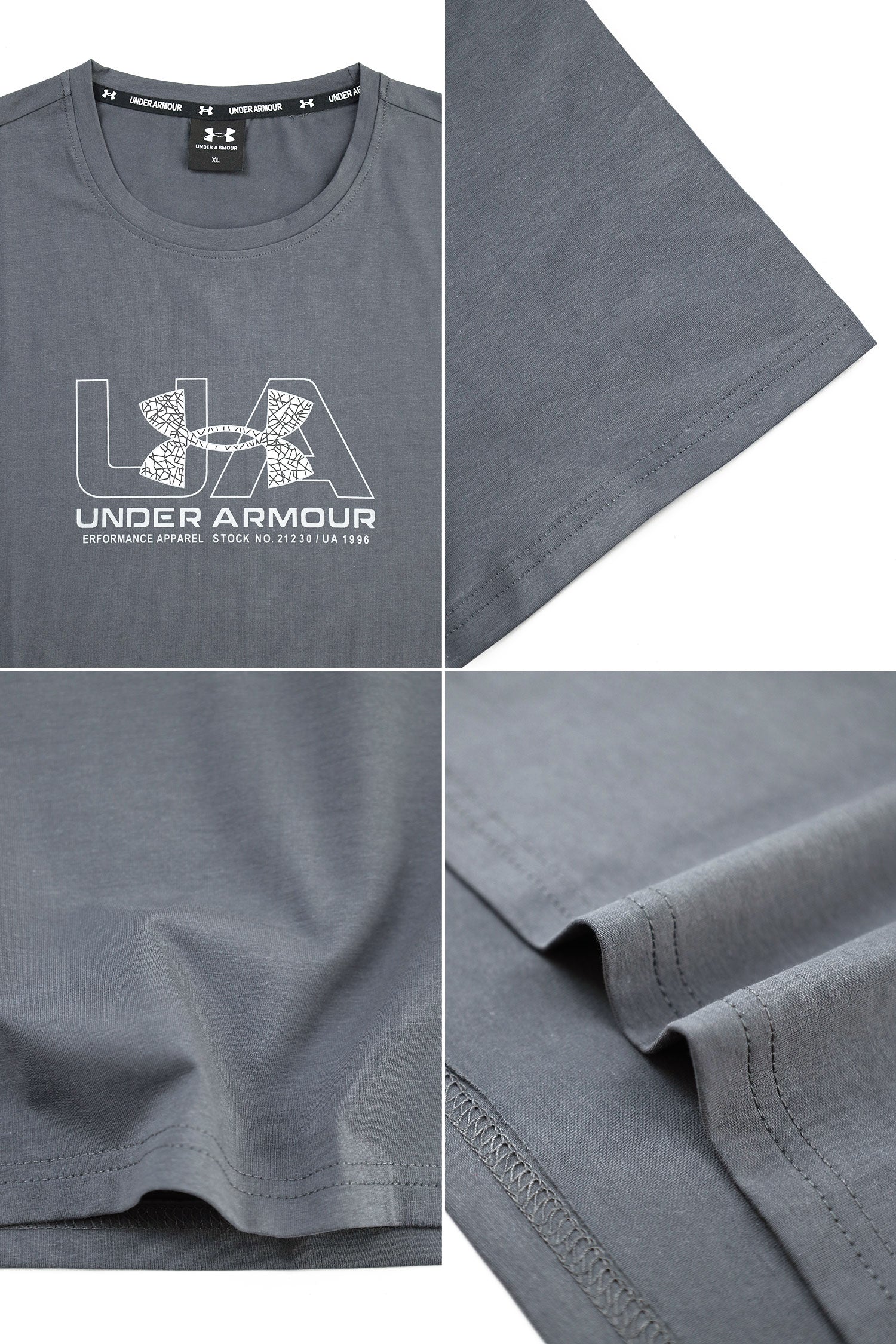 Undr Armr Short Sleeve Shirt Imported Round Neck T-Shirt