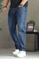 Turbo Regular Straight Slim Fit Denim Jeans
