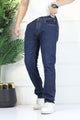 Turbo 'The Phantom' Washed Slim Fit Jeans In Dark Blue