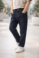 Turbo Roadster Denim Jeans For Boys In Dark Blue