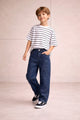 Turbo Denim Wide Leg Jeans For Boys