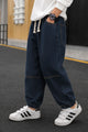 Turbo Flexible Fit Denim Baggy Jeans For Boys