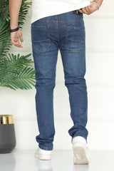 Turbo 'The Autumn' Men's Slim Fit Jeans In Dark Blue