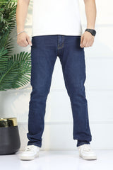 Turbo 'The Phantom' Washed Slim Fit Jeans In Dark Blue