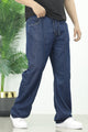 Turbo Loose Bottom Front Line Denim Jeans