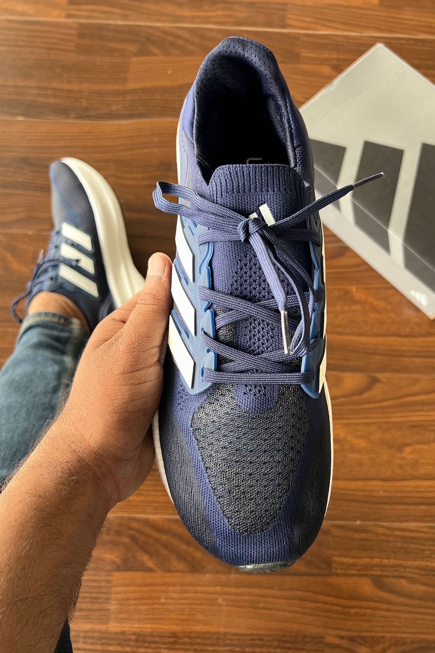 Adds Ultraboost 21 Sneakers In Dark Blue