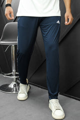 Adds Signature Side Stripes Sportswear Trouser in Dark Navy