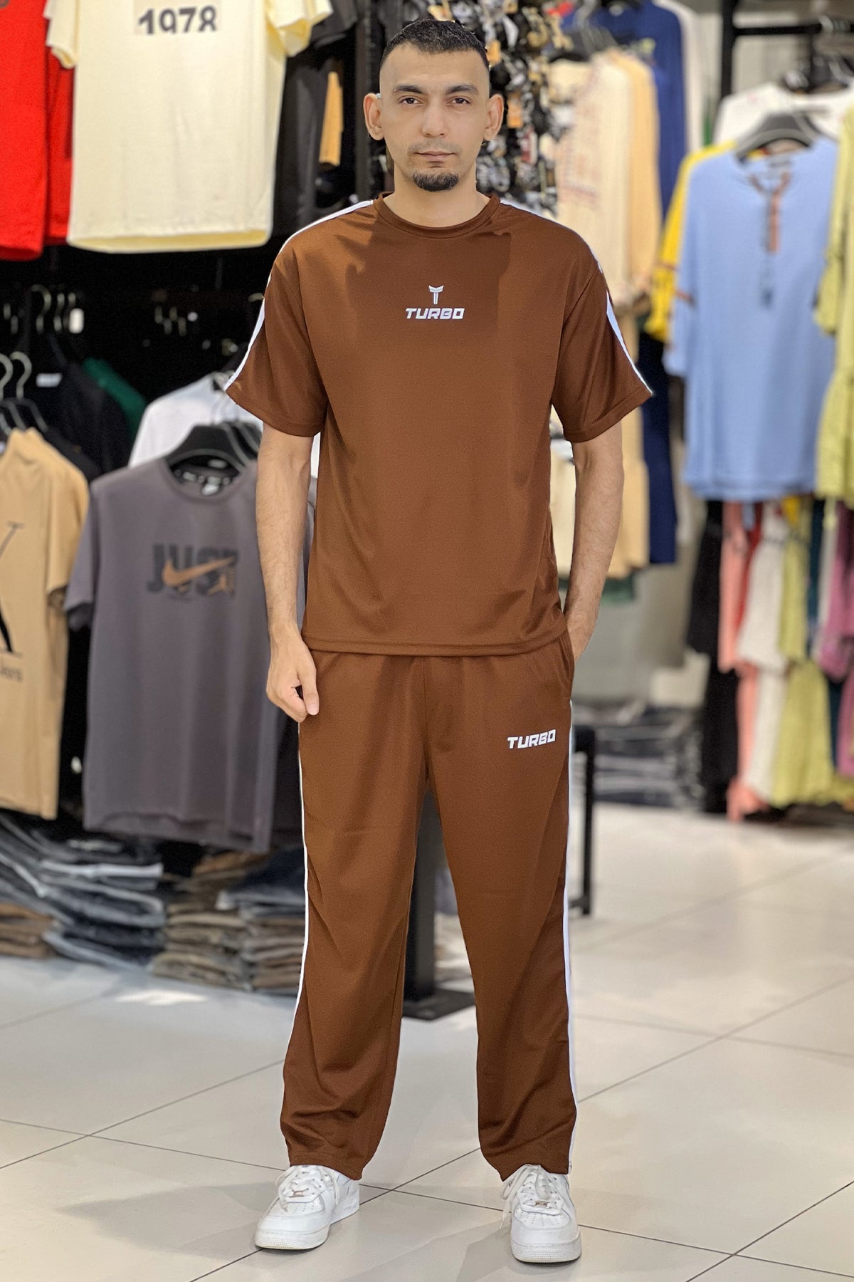 Turbo Hike Hydro Twin Stripe Oversize Tracksuit