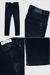 Turbo Slim Fit Jeans In Dark Blue