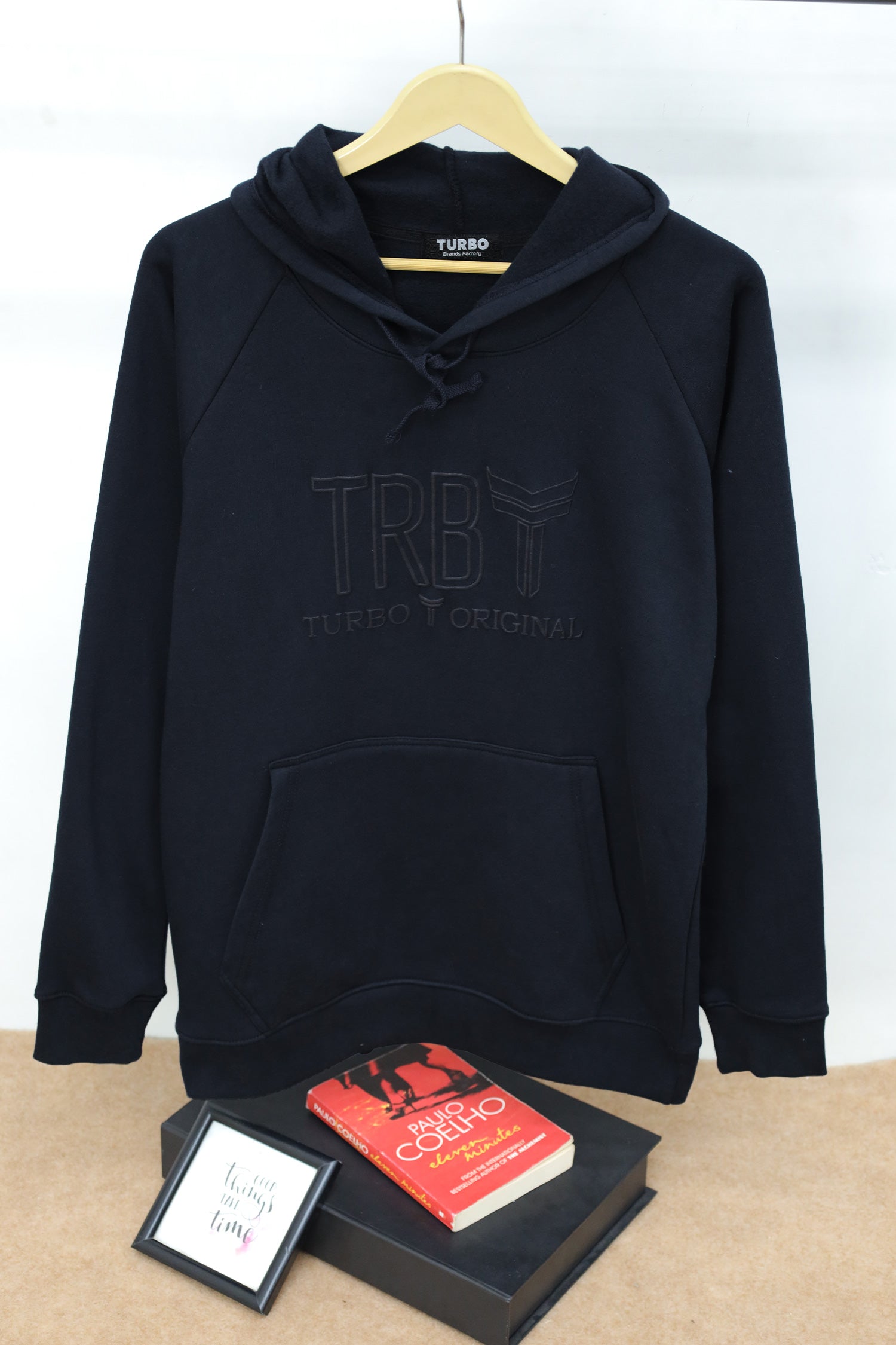 TRB Original Aplic Printed Fleece Hoodie