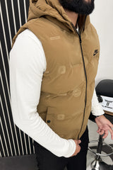 Nke Air All Over Logo Imported Big Size Men's Gilet