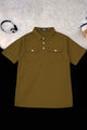 Turbo Classic Button Placket Men's Polo Shirt