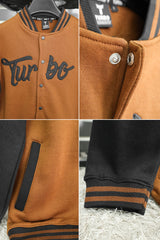 Turbo Button Style Men's Varsity Jacket