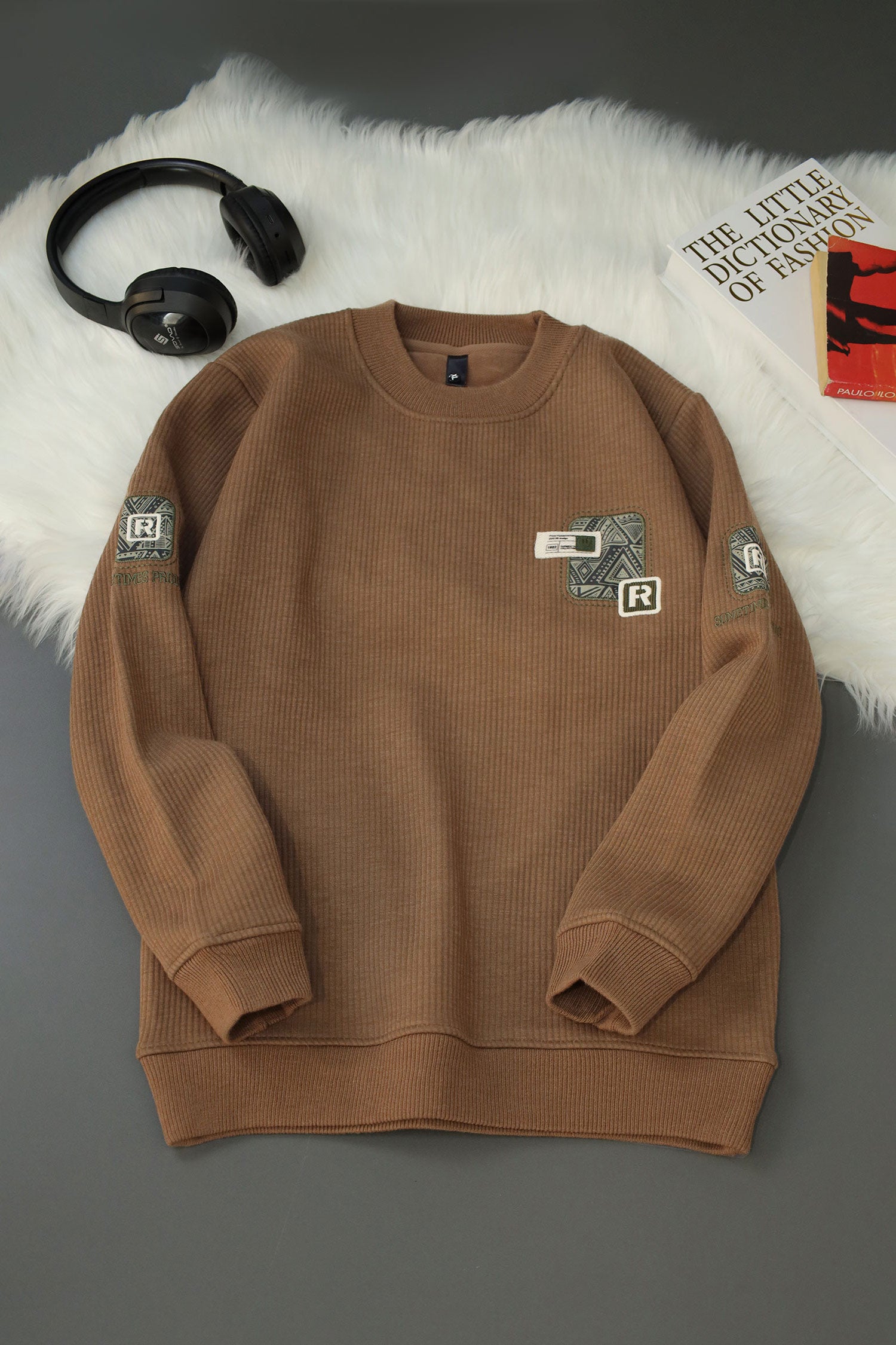 Mens PullOver Round Neck Imported Men's Sweatshirt