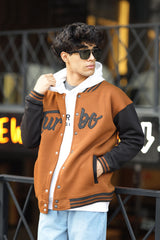 Turbo Button Style Men's Varsity Jacket