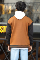 Turbo Button Style Men's Varsity Jacket