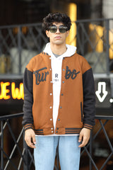 Turbo Button Style Men's Varsity Jacket