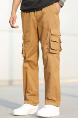 Turbo Hypemode Imp Cotton Cargo Trouser In Dark Camel