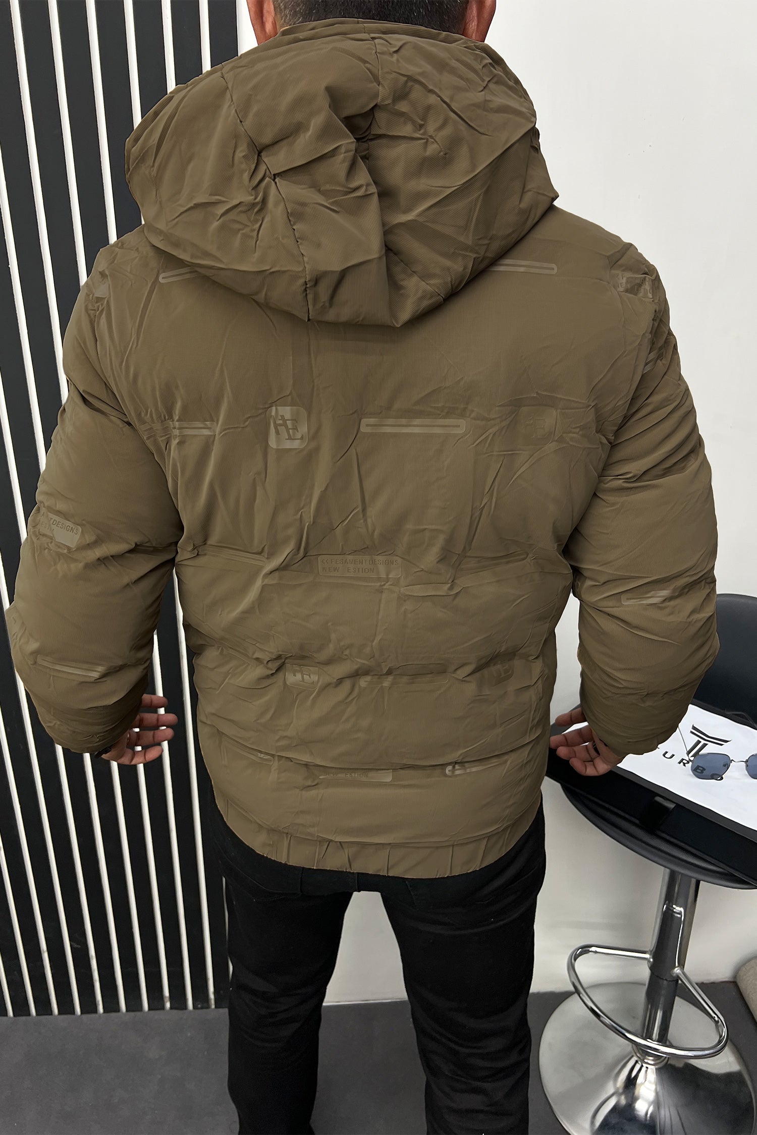 New Edition Branded Hood Style Imported Puffer Jacket