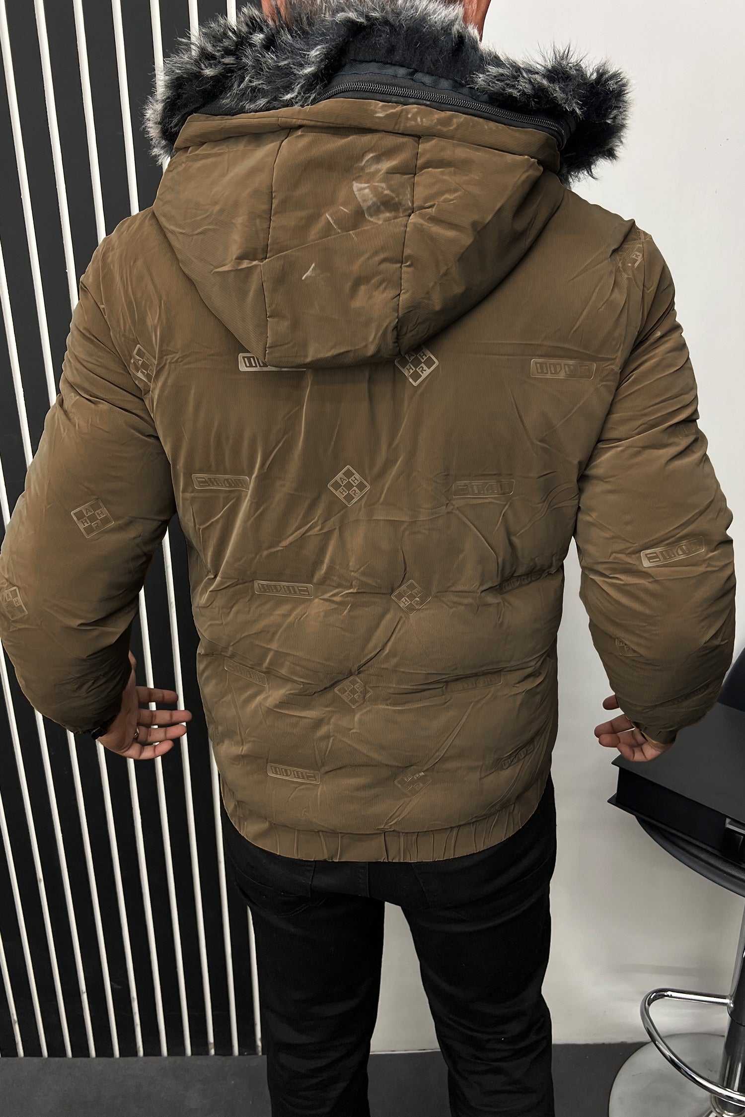 Feel Good Branded Hood Style Imported Puffer Jacket