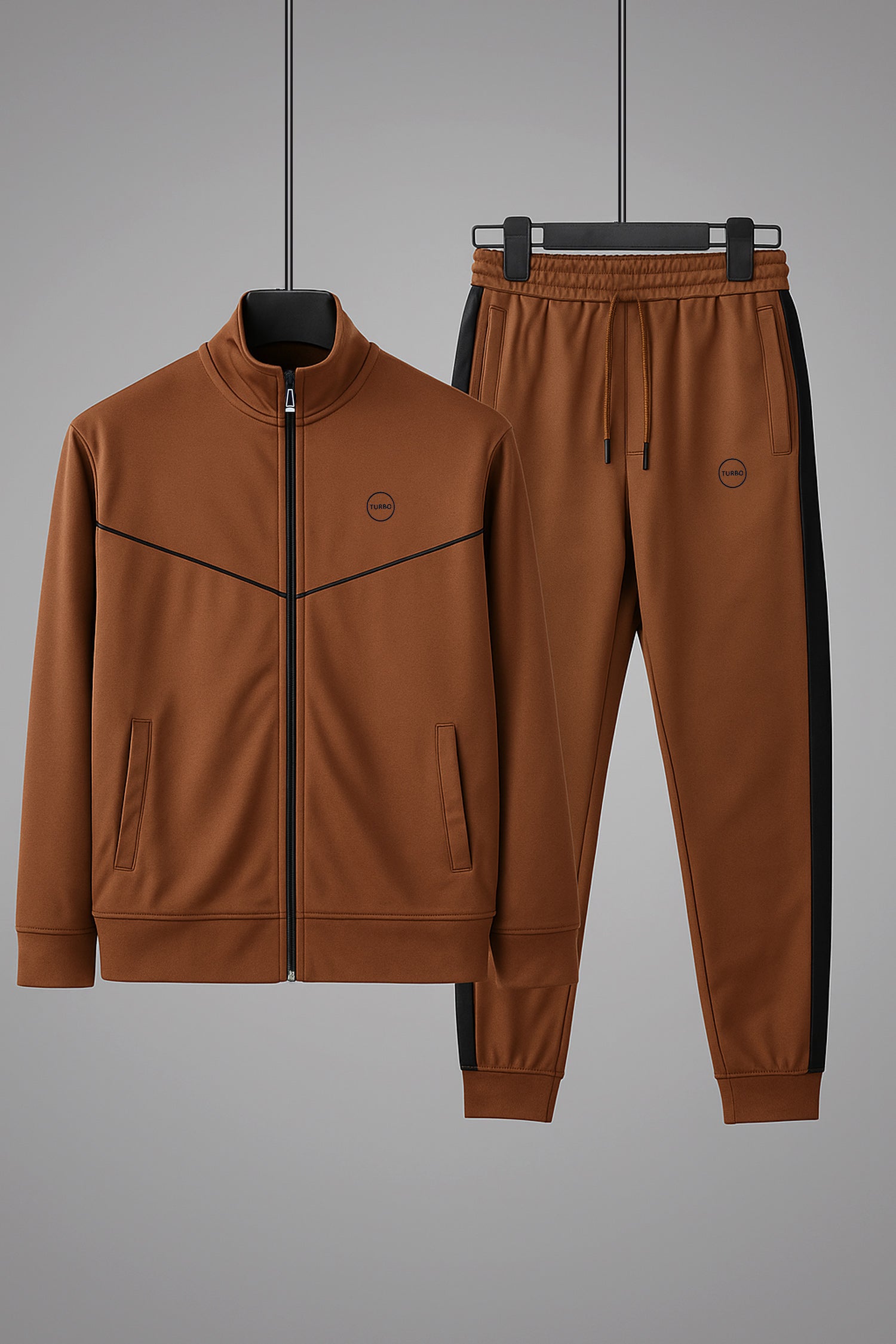 Turbo Athletic Runner Panelled Zipper Tracksuit