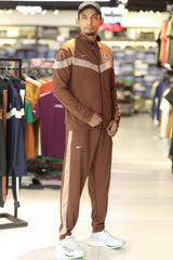 Nke Diagonal V Panel Signature Full Zipper Tracksuit