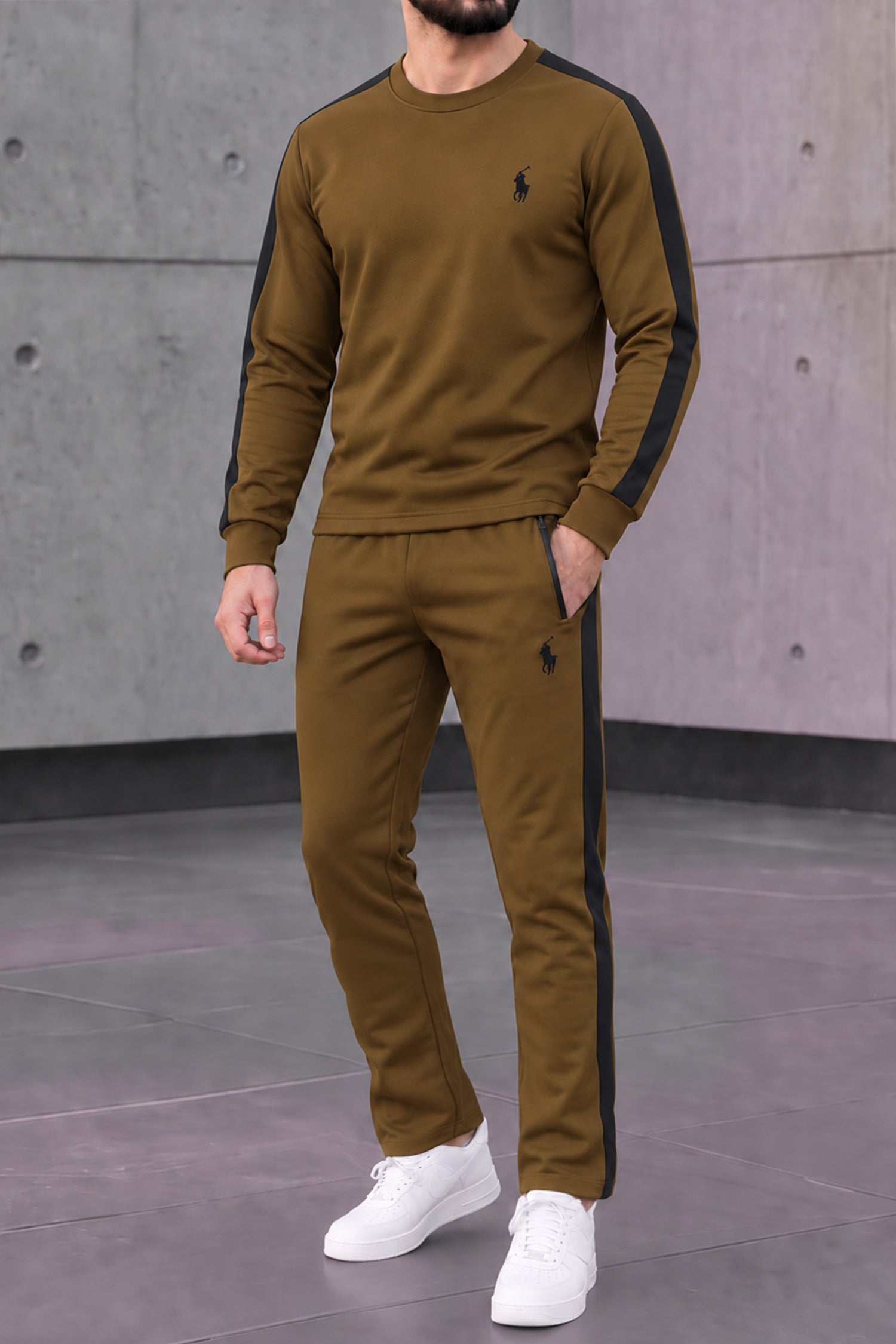 Polo Signature Side Stripe Men's Co-Ord Set