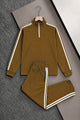 Turbo Signature Retreat Relaxed Men's Co-Ord Set In Dark Camel