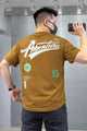 Mens Street Adventure Graphic Tee In Dark Camel
