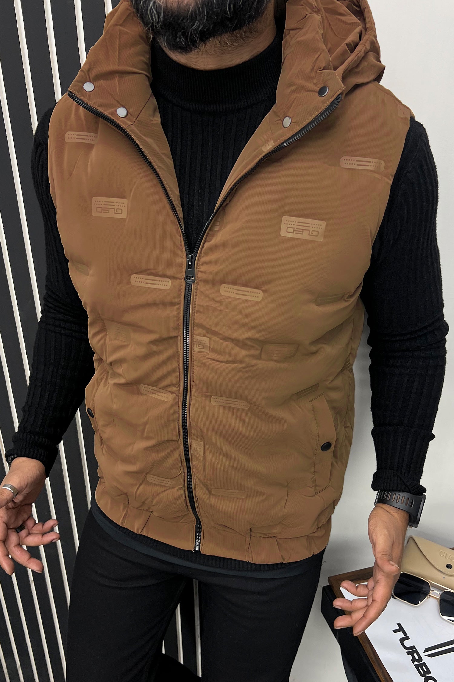 Trendy Bubble Quilted Imported Men's Gilet