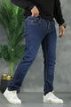 Cool Color Slim Fit Turbo Jeans In Dark Blue