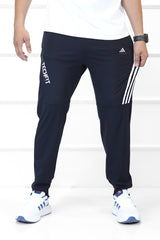 Adds Techfit Future Icon 3-Stripes Sportswear Trouser In Dark Navy