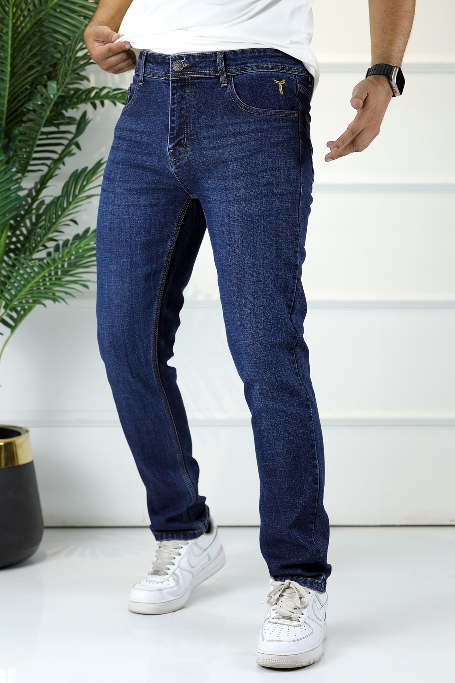 Denim Fuse-Motion City Slim Fit Jeans In Dark Navy