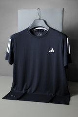 Adds Club Tennis Training Mesh Dry-Fit Tee In Zink