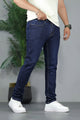 Buy Turbo Relaxed Skin Fit Denim Jeans In Dark Navy