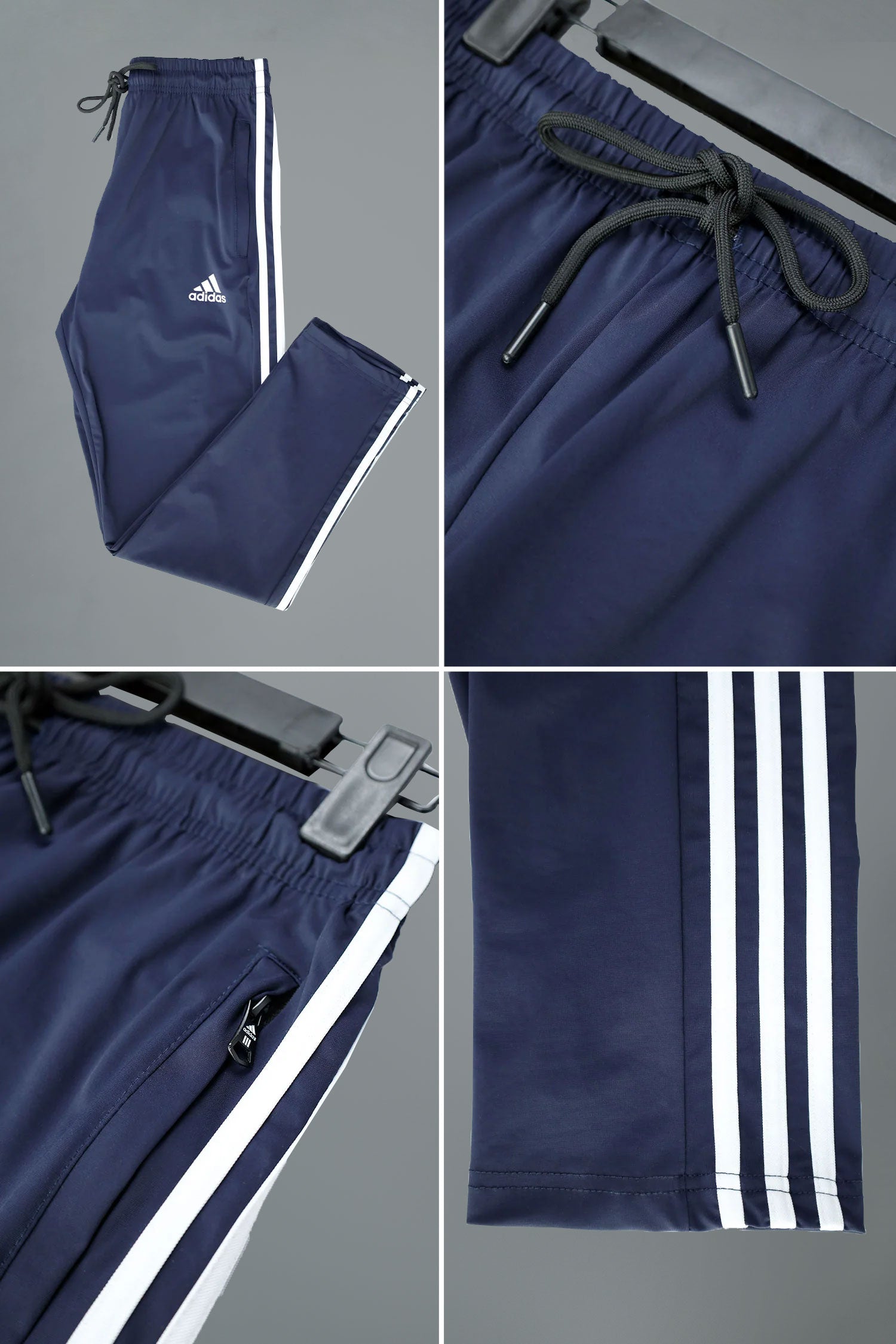 Adds Essential 3-Stripes Elastic Dry-Fit Trouser
