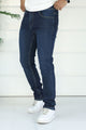 Turbo Kinetic-Move Tech Slim Jeans In Dark Navy