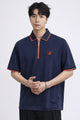 Turbo Quality Club Zipper Men's Polo Shirt Dark Navy