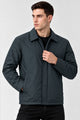 Turbo Lightweight Wind-Breaker Imported Leather Jacket In Dark Navy