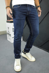 Slim Fit Premium Turbo Jeans in Dark Navy