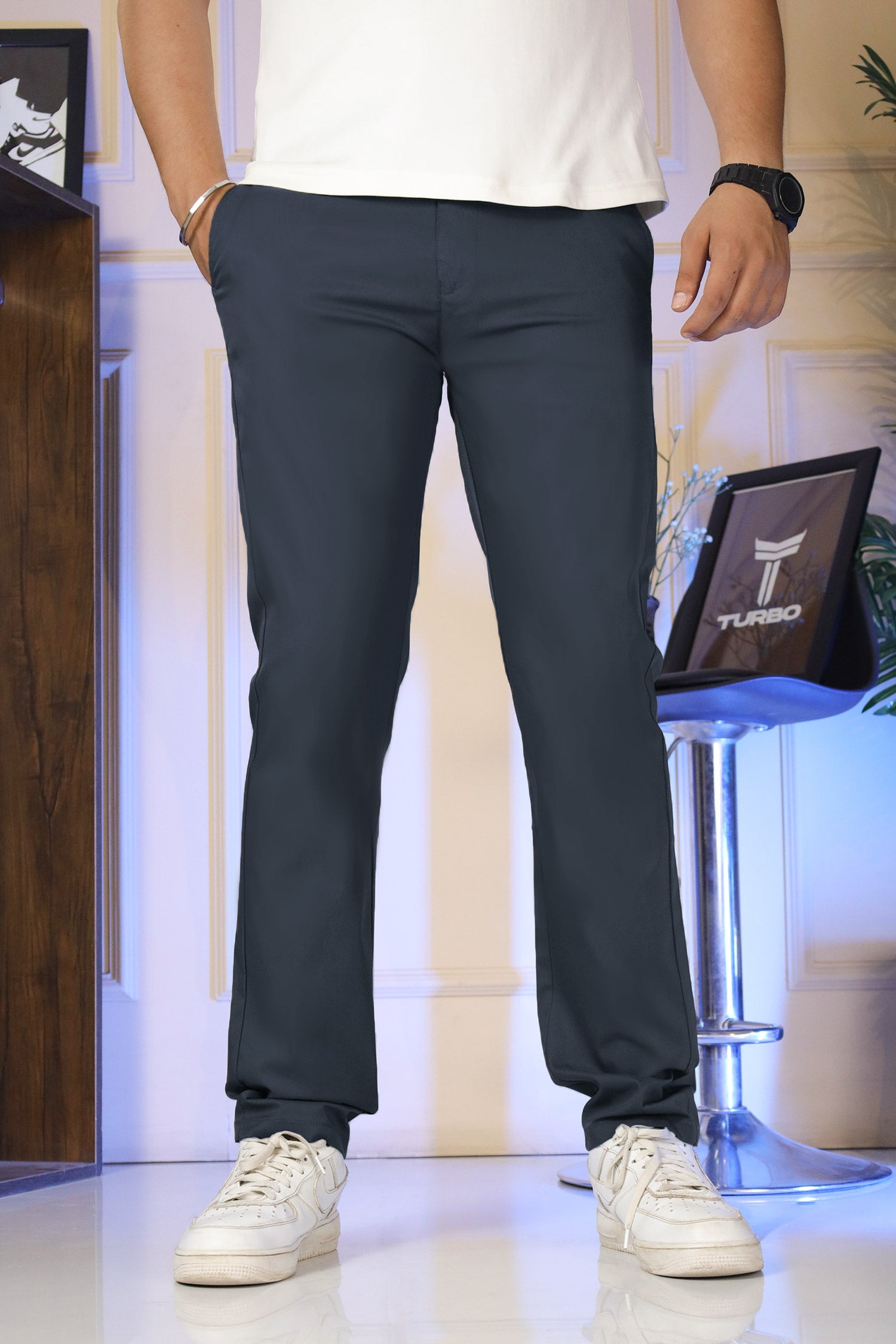 Turbo Urban Era Executive Slim Fit Cotton Pant