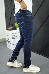 Slim Fit Premium Turbo Jeans in Dark Navy