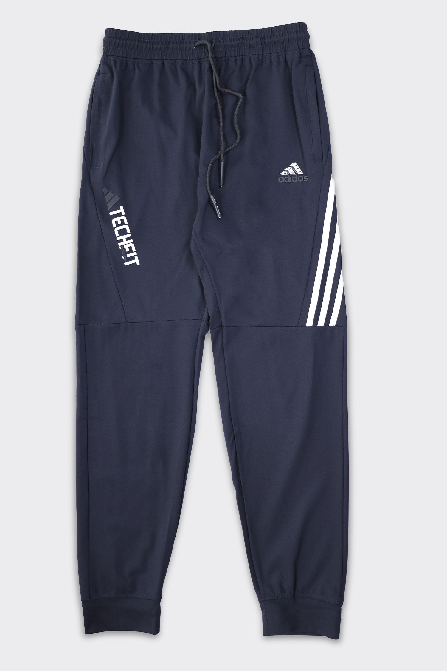Adds Techfit Future Icon 3-Stripes Sportswear Trouser In Dark Navy